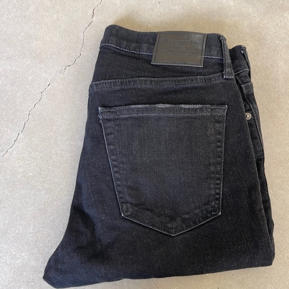 Abercrombie & Fitch Black Men’s Super Skinny Jeans 30x30